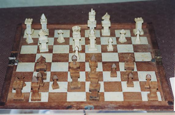 Ron Raaen's chess set